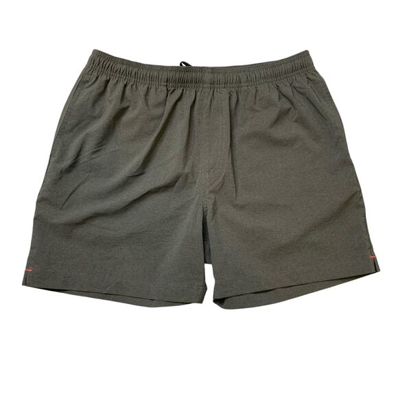 Chubbies Shorts Mens M Medium Charcoal Grey Mid Rise Elastic Waist Stretch Swim - Picture 1 of 13